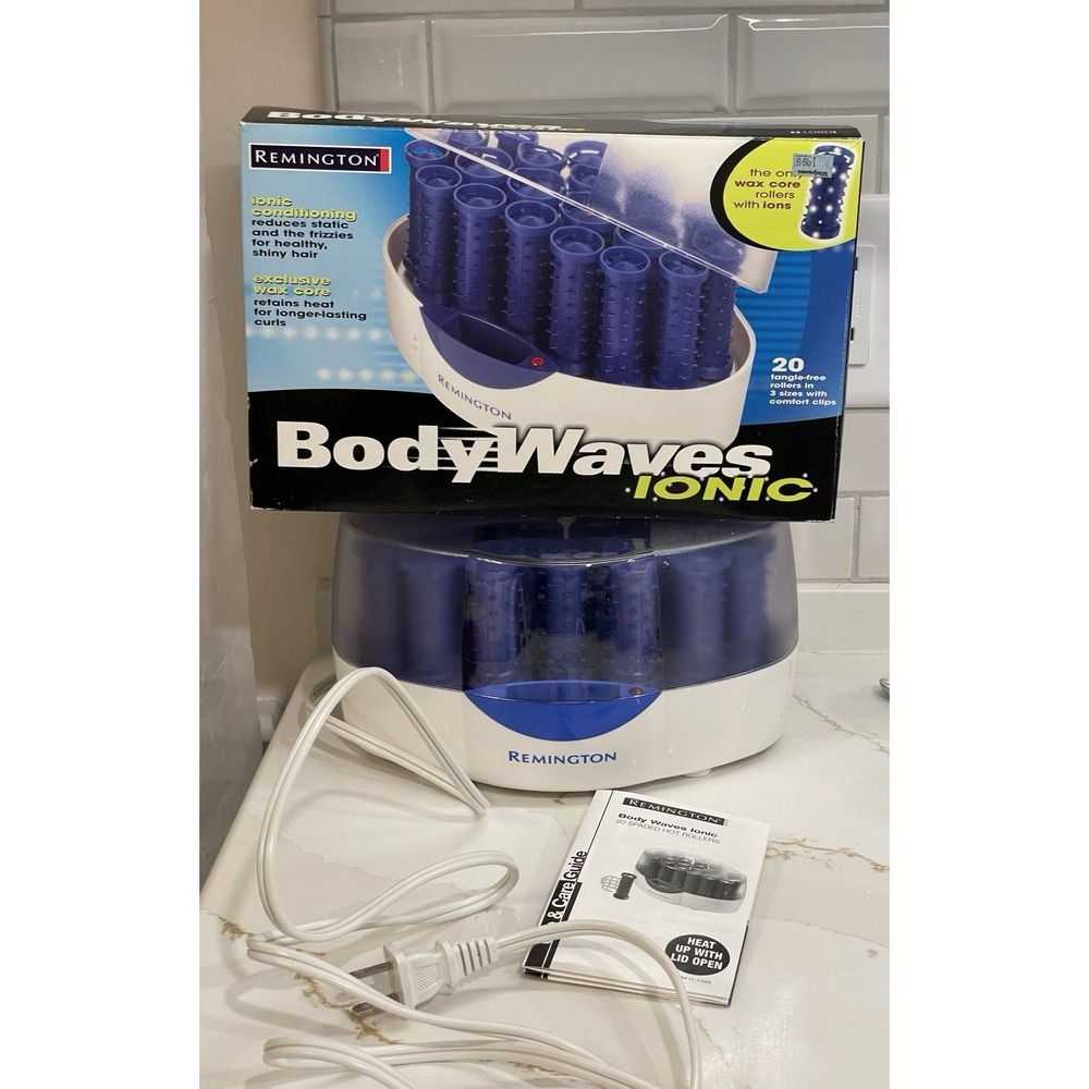 Remington Body Waves Ionic Hot Roller Hair Curlers‎ H-1080i No Clips Missing 1